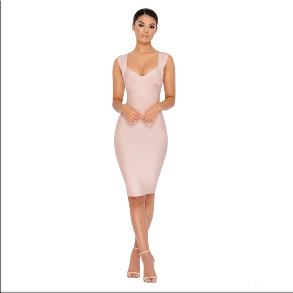 oh polly bandage dress